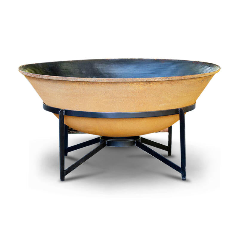 Fire Pit Cubist 900mm Cast Iron