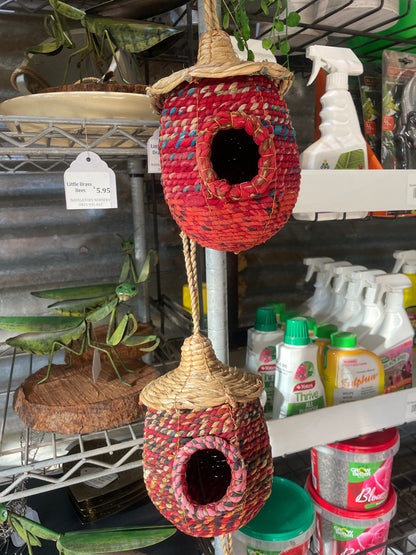 Handmade Saree and Holga Birdhouse - Fair Trade Bangladesh