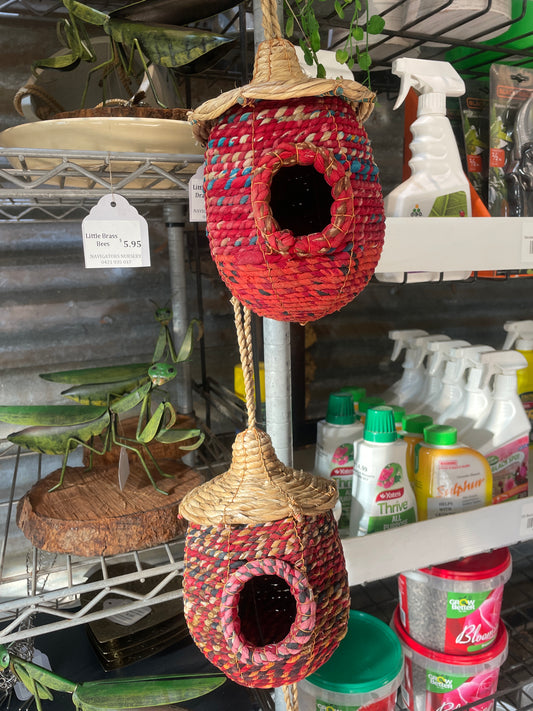 Handmade Saree and Holga Birdhouse - Fair Trade Bangladesh