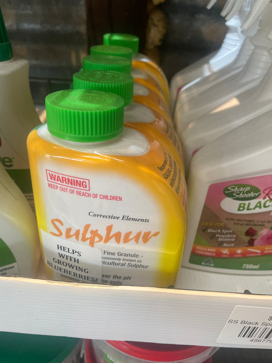 Manutec Sulphur 500gm - Garden Soil Conditioner & Fungicide