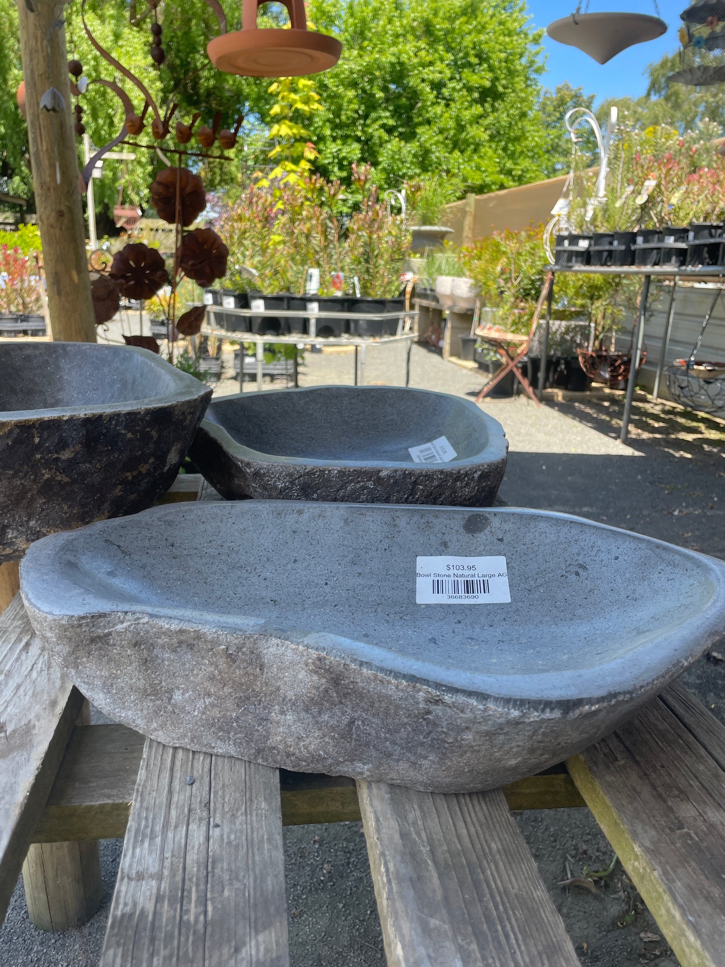 Water Bowl Natural Stone Large