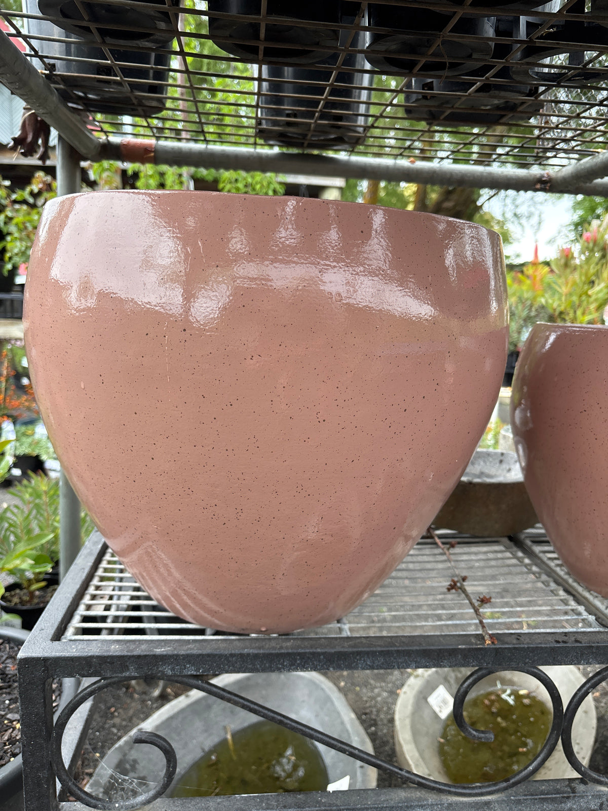 Franklin Moon Round Pot - Mulberry