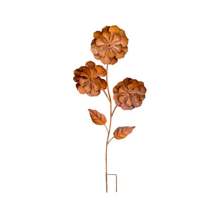 Garden Stake 3 flowers