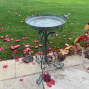 Bird Bath - Antique Green - Ornate