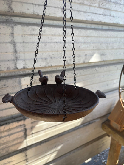 Bird Feeder - Cast Iron with Bird