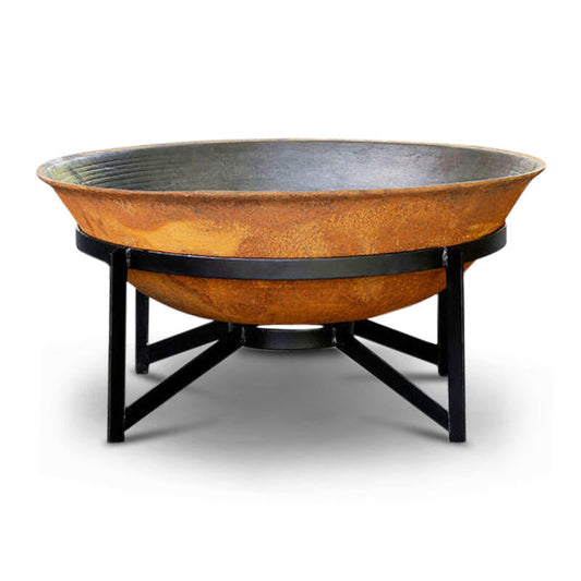 Fire Pit Cubist 750mm Cast Iron