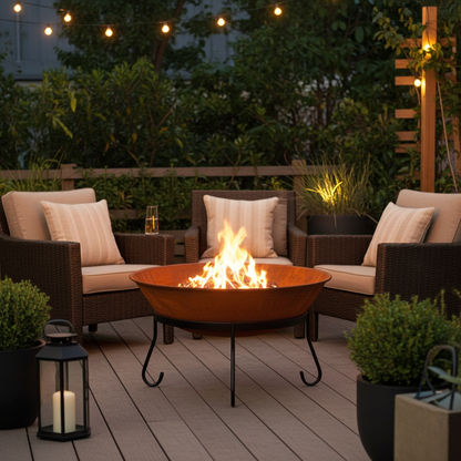 Fire Pit Classic 900mm Cast Iron