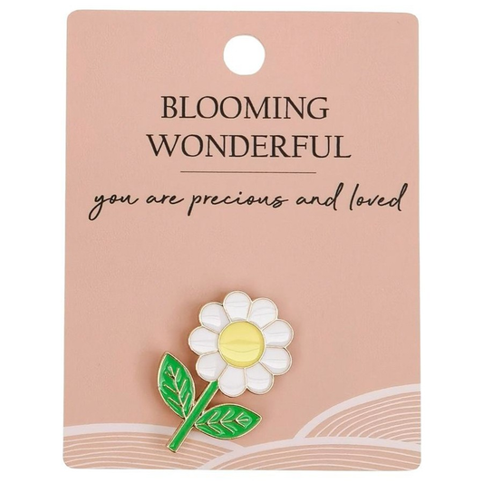 Blooming Wonderful Daisy Memento Pin