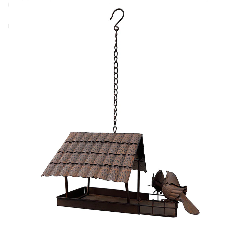 Bird House - Shack - with two birds