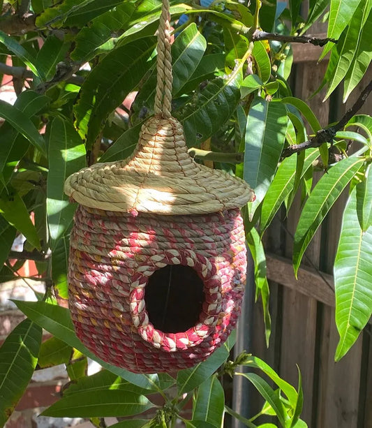 Handmade Saree and Holga Birdhouse - Fair Trade Bangladesh